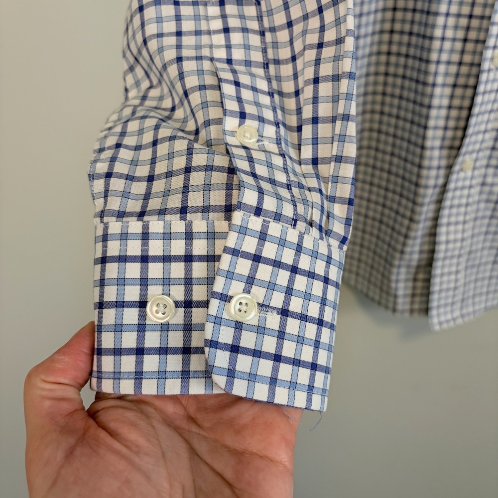 Lauren Ralph Lauren Button Down Top Plaid Preppy Old Money Nautical Women's M - Picture 6 of 13
